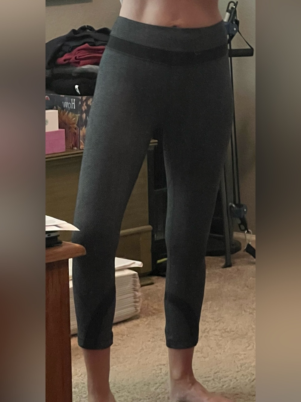 Lululemon Wunder Under High-Rise Leggings – Size 6 | Heathered Herringbone